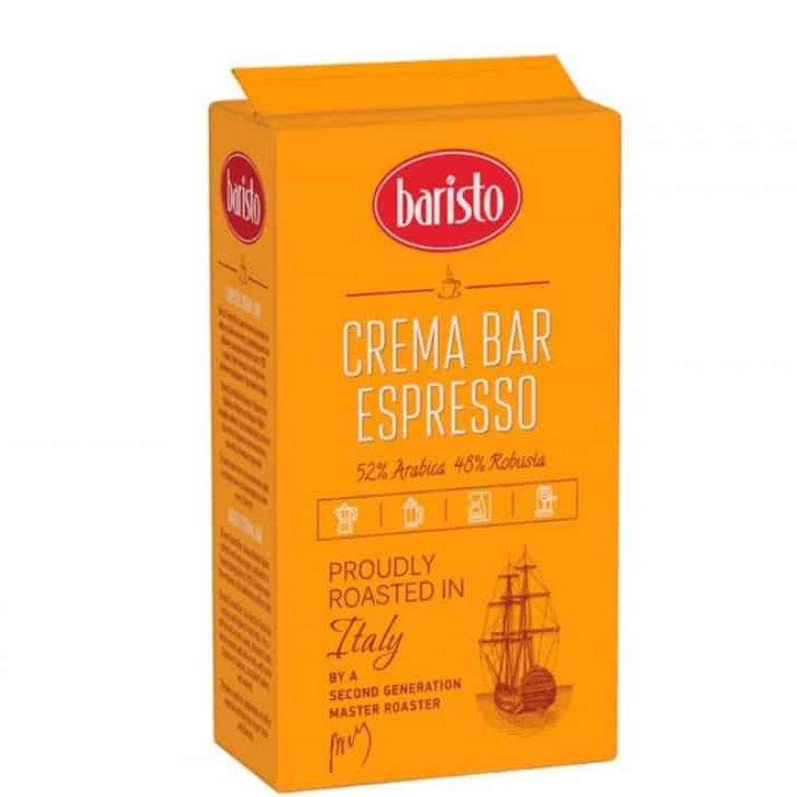 Баристо, Мляно кафе вакуум Крема бар, 250гр