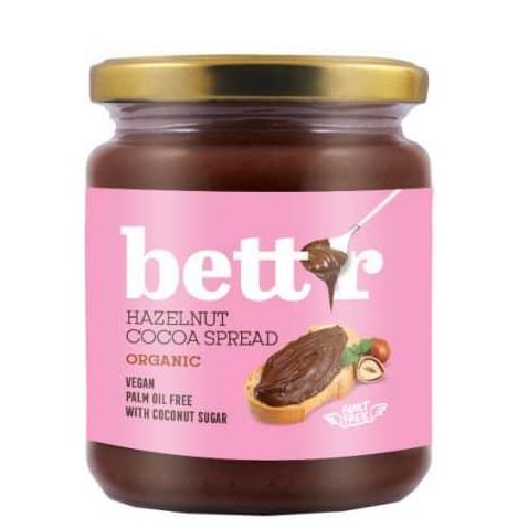 Bett'r, Био лешниково-какаов крем за мазане, 250гр