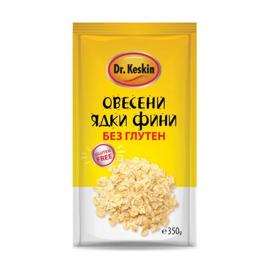 Овесени ядки, без глутен, фини, Dr. Keskin, 350 гр.