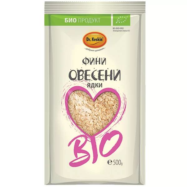 БИО Овесени ядки, фини, Dr. Keskin, 500гр