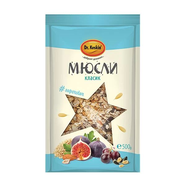 Мюсли Класик Dr. Keskin, 500гр