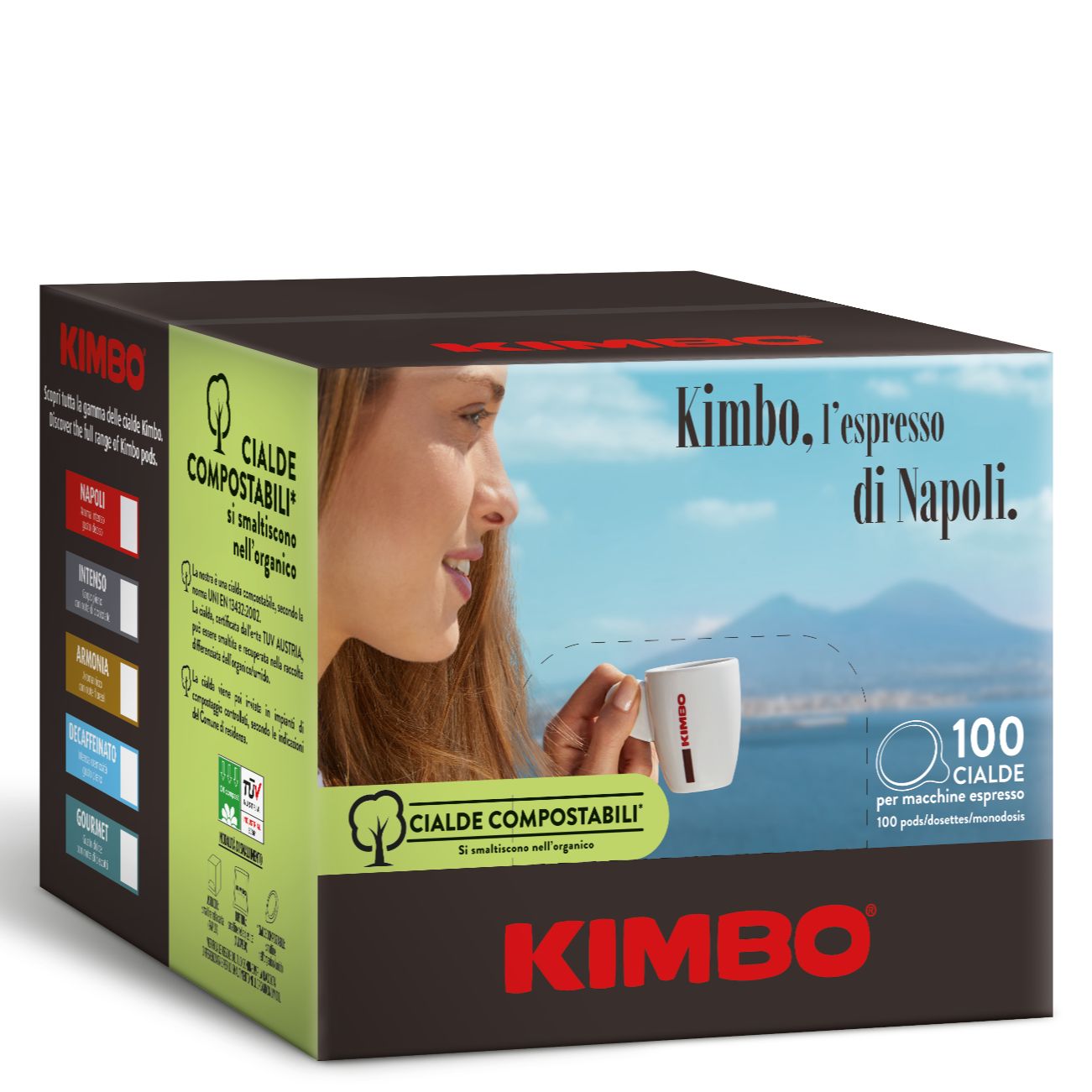 Кимбо, Хартиени кафе дози Наполи, 100бр_2