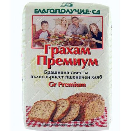Брашняна смес за домашна хлебопекарна Грахам Премиум, 500гр