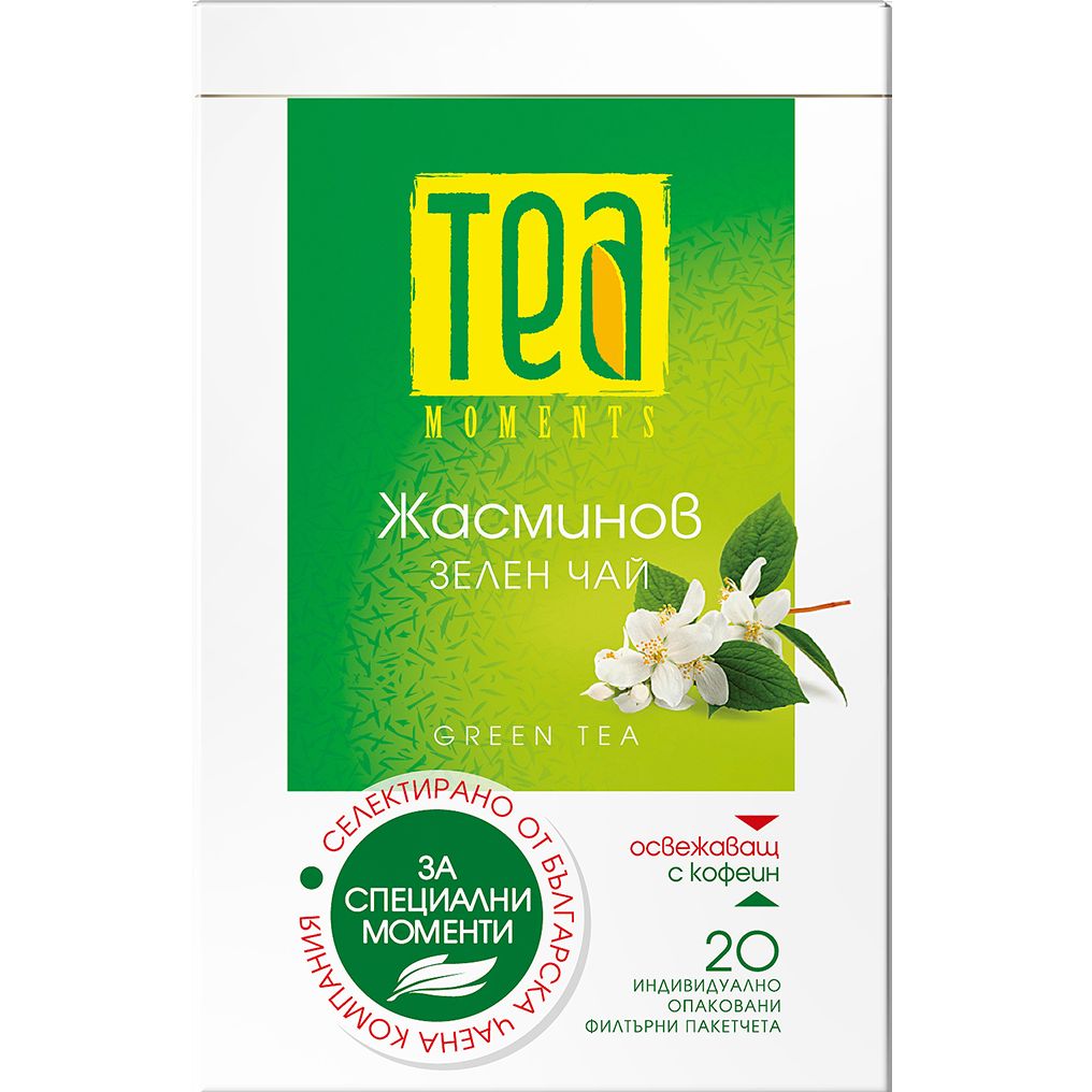 Tea moments Зелен Чай с Жасмин 20бр