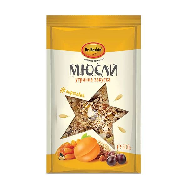 Мюсли Утринна закуска Dr. Keskin, 500гр