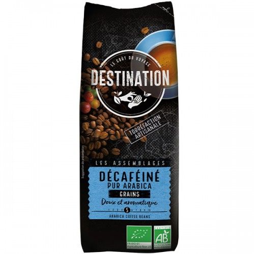Destination, Био Кафе на зърна без кофеин 100% арабика, 250г