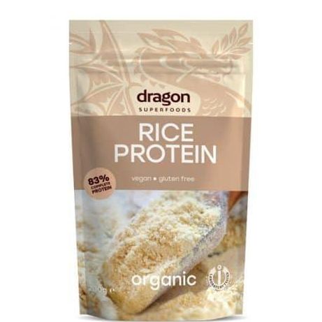 Dragon Superfoods, Био Оризов протеин 86%, 200гр