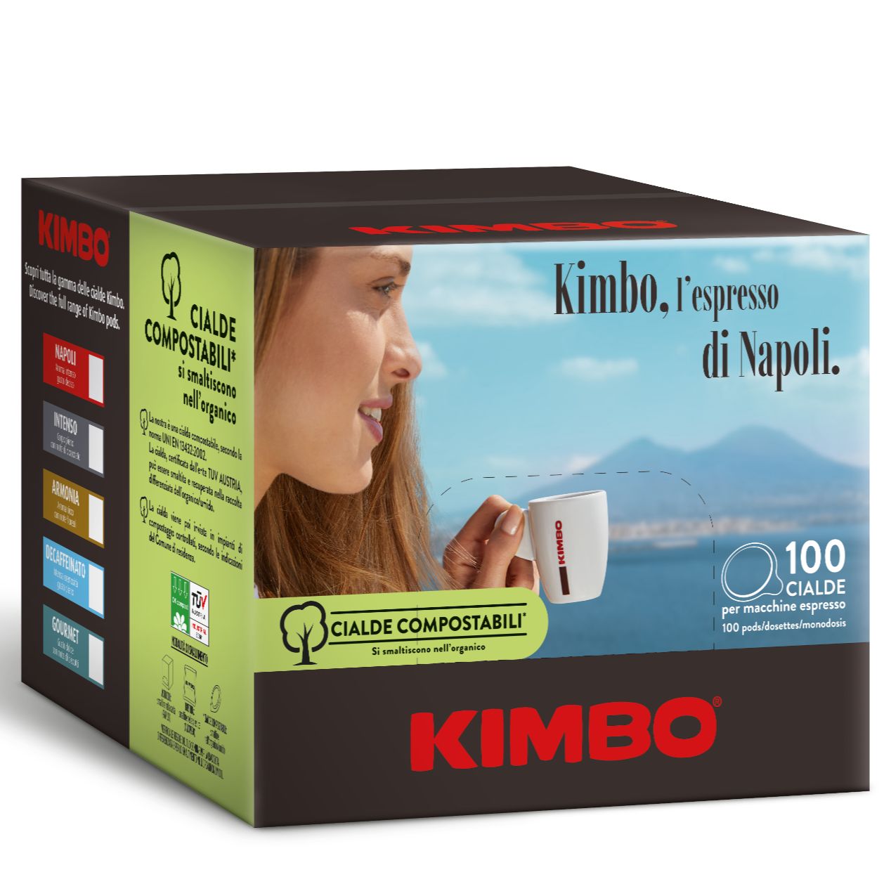 Кимбо, Хартиени кафе дози Интенсо, 100бр_2