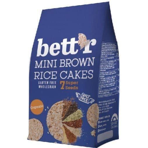 Bett'r, Био Мини оризовки със 7 супер семена, 50гр