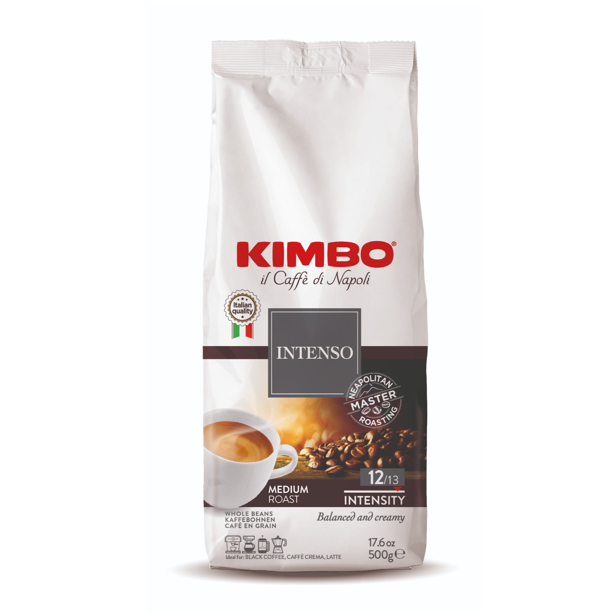 Кимбо, Кафе на зърна Интенсо, 500гр